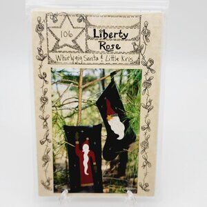 Liberty Rose Whirlygig Santa Pillow and Little Kris Stocking Sewing Pattern